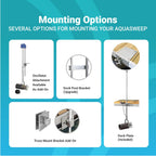 Scott Aerator 3/4 Horse Power 230V Muck Blaster - 50ft Cord | 3/4 Horse Power Aquasweep w/Dock Mount | Water Circulator | Water Agitator | Water Mover | Muck Blower