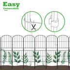 Decorative Garden Fence Fencing 36in (H) x 10ft (L) Animal Barrier for Dog