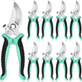 Lothee 9 Pcs Garden Shears Pruning Garden Clippers Bulk Bypass Pruner Heavy Duty for Gardening Hedge Plant Cutting Flower Scissors for Tree Trimming Bonsai Cutting Fruits Picking