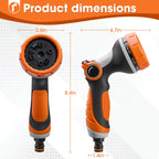 Garden Hose Nozzles,Hose Spray Nozzle with Adjustable 10 Watering Patterns