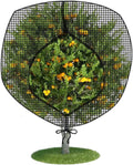 Fruit Tree Netting Covers with Zipper to Protect from Squirrels and Birds Large Netting for Fruit Trees Net Protection, Black, 10' x 13', 1 Pack