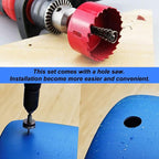2 PCS Rain Barrel Bulkhead Fitting kit with Plugs and Hole Saw Tool, 1/2 Inch PVC Spigot Connector Kit for Rain Barrels Water Tanks Pools Aquariums Tubs (Bulkhead 1/2 Inch)