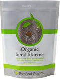 Perfect Plants Organic Seed Starter Soil Mix 4qt. | Contains Worm Castings and Mycorrhizae | Balanced Seed Sprouting Medium