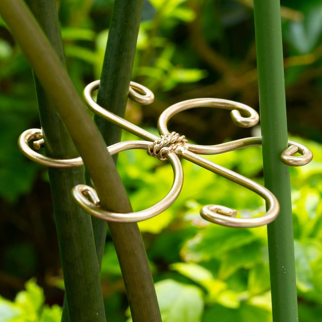 5Pcs Monstera Plant Stem Support Hook (2.75x2.75 inches) - Durable Metal Stem Support for Monstera & Fishbone Cactus, Easy Installation, Ideal Gift for Plant Lovers & Home Decor