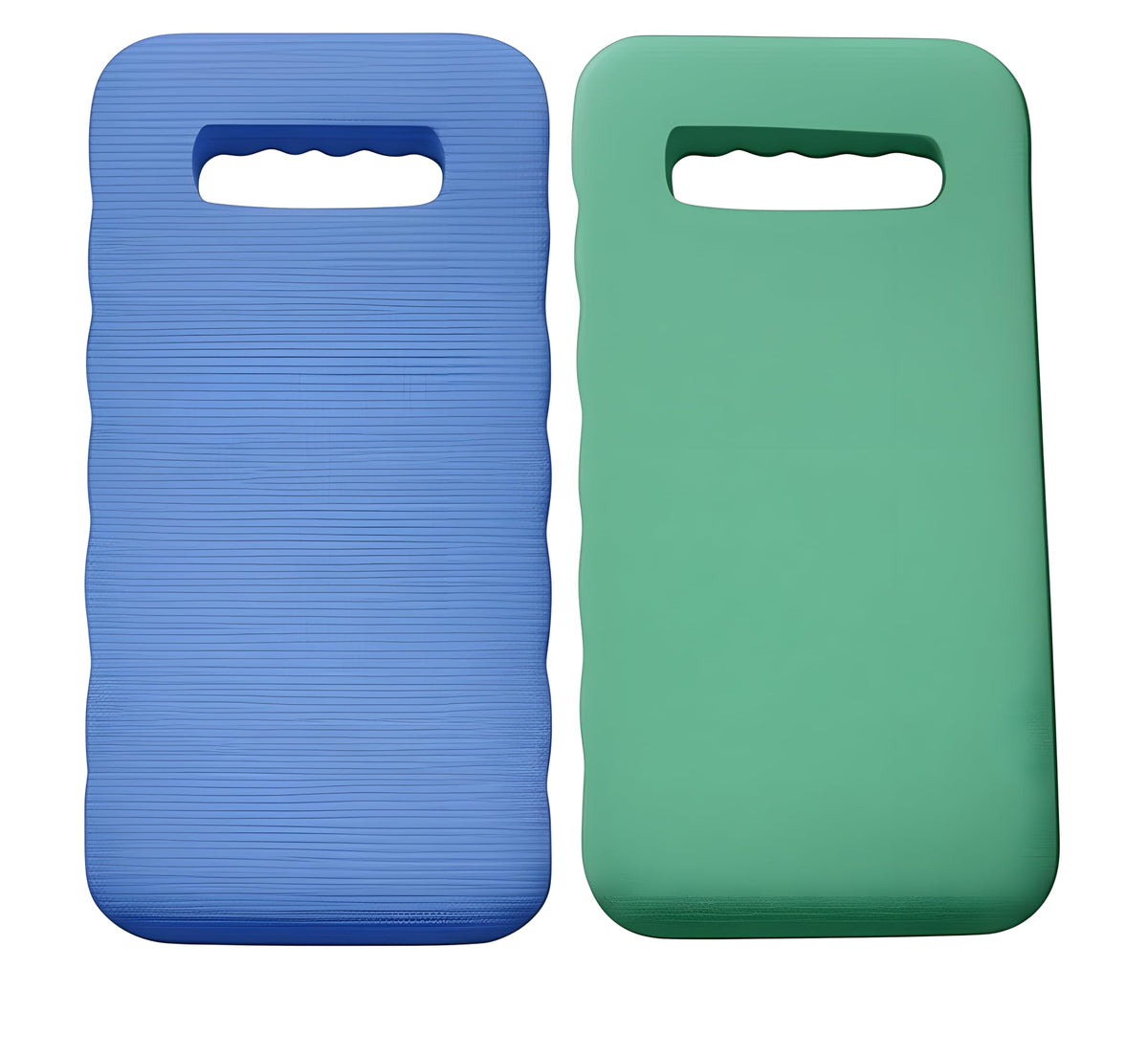 Bexter Foam Garden Kneeling Pads (2-Pack) – Thick, Lightweight Cushion for Gardening, Cleaning, Exercise – 15.75'' x 7'' x 0.68'' – Assorted Colors: Blue, Pink, Yellow, Green
