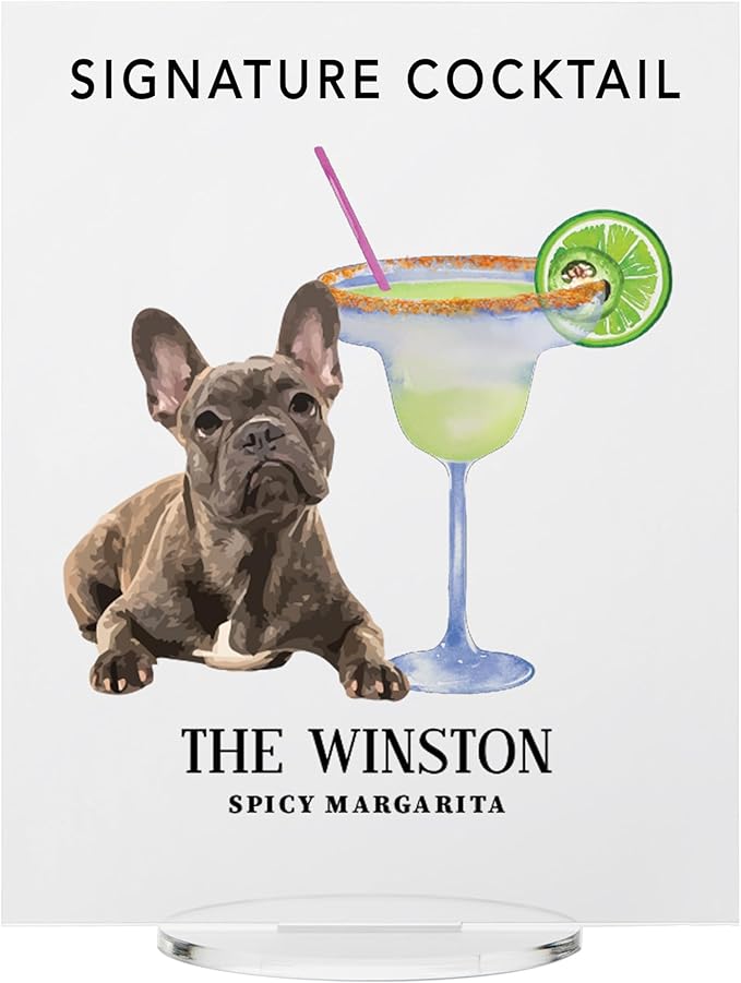 Pet Signature Drink Wedding Signs