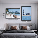 VCK 27x40 Picture Frame Set of 4 - Black, Gallery-Quality Wood Poster Frames, 1.1-Inch Wide Border, Polished Plexiglass, Vertical or Horizontal Wall Display for Photo/Art/Prints, Black