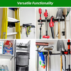 PIYILO 48 in Garage Tool Organizer Wall Mount, Adjustable Tool Storage Rack