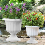 Root & Vessel Classic Urn Planter, Stone, 19-Inch