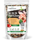 16-16-16 All Purpose Professional Fertilizer - Lawn, Flower, Tree, Shrub & Vegetable Garden Fertilizer (1/2 Quart)