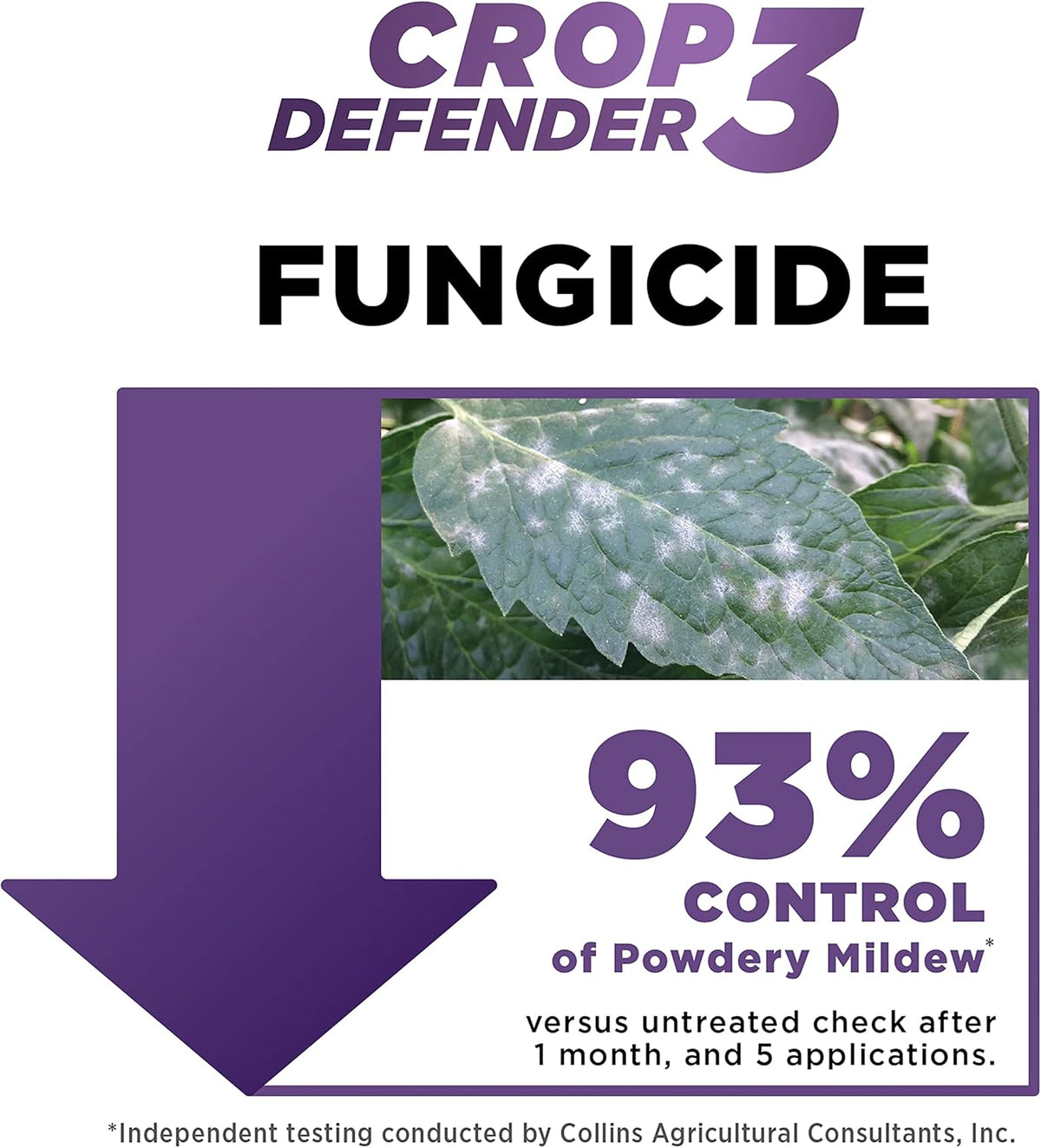 Grower's Ally Crop Defender 3 Concentrate 1 qt | Natural, Safe & Organic Insecticide & Fungicide Control for Plants - Powdery Mildew, Spider Mites & Russet Mite Killer – Makes 100 Gallons