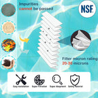 Savener® S8M150 System 3 Inner and Outer Cartridge, Replacement for Sta-Rite System 3 S8M150, 170147, 25022-0203s-25021-0202s, SR450 Swimming Pool Filter Cartridge, 450 Sq. Ft