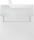 LUXPaper A7 Invitation Envelopes | Peel & Press | 5 1/4" x 7 1/4" | Gray | 80lb. Text | 100% Cotton | 1,000 Qty