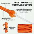 3 Pack 18" Tree Stake Kit, Heavy Duty Spiral Stakes and Supports for Leaning and Young Trees Straightening, Protect Trees from Bad Weather (Orange)