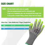 WORKPRO 6 Pairs Garden Gloves Men and Women with Eco Latex Palm Coated