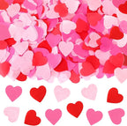 MARFOREVER Valentine's Day Heart Paper Confetti, Red Heart Tissue Decorations Valentine Party Scatter Table Confetti Sprinkles Hearts for Balloons Wedding Birthday Festival Supplies