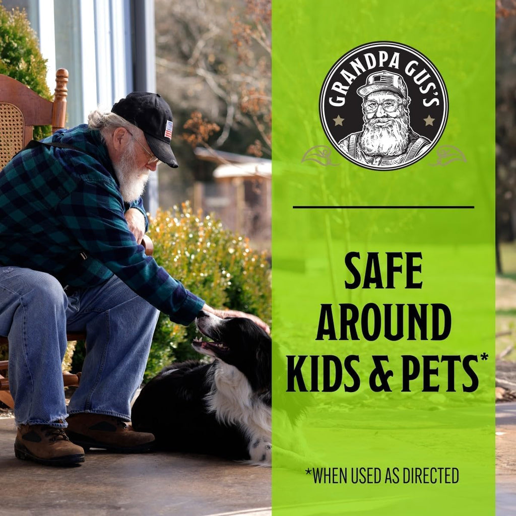 Grandpa Gus's Natural Mouse Repellent Pouches, Cinnamon/Peppermint Oils Repel Mice from Nesting & Freshen Air in Home/Cabin/Boat/Car/Storage/RV/Machinery/Shed, 1.75 Oz (40 Pouches)