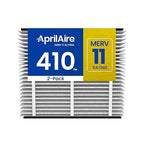 AprilAire 410 Replacement Filter for AprilAire Whole House Air Purifiers - MERV 11, Clean Air & Dust, 16x25x4 Air Filter (Pack of 2)