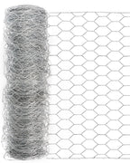 Garden Poultry Chicken Wire Netting - 24 '' × 25 ' Garden Fence Animal Barrier, Chicken Wire for Crafts, 1 inch Mesh Poultry Netting Fence, Pet/Rabbit/Chicken Wire Fencing