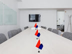 Philippines Desk Flag, 12 Pack Filipino Table Office Flag with Black Solid Pole and Stand Base, International Country Flag, Festival Celebration, Classroom Meeting Desktop Decor (Philippines)