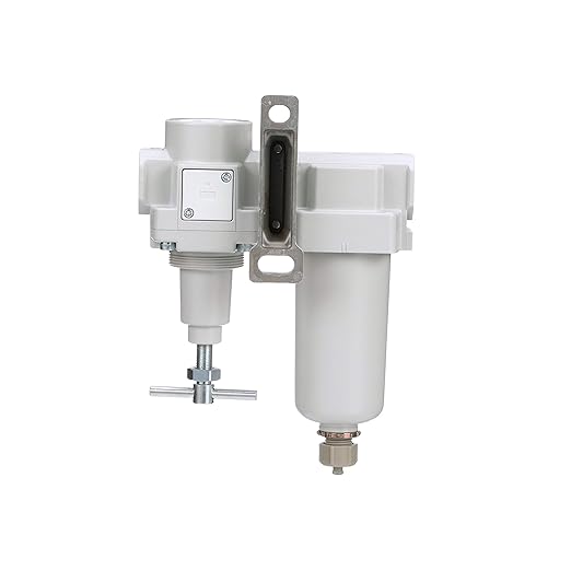 PneumaticPlus SAU420T-N06G-MEP Compressed Air Filter Regulator Combo 3/4" NPT -T-Handle, Manual Drain, Metal Bowl