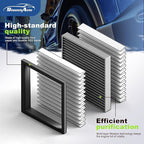 Engine & Cabin Air Filter Set for 2021-2026 Santa Fe Hybrid 1.6L, 2020-2026 Sonata Hybrid 2.0L, 2022-2026 Tucson Hybrid 1.6L Air filter Replacement 97133L1000 28113L5100 Automotive Accessories