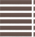 6PCS 40" L x 6" H Brown Landscape Edging - Each (20ft Total) Galvanized Steel Edge for Lawn Yard- No-Dig Hammer-in Heavy Duty Metal Edging Border with 6 Clips