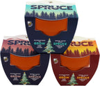 BUZZY Seeds Holiday Spruce Tree 12 Pack Mini Terracotta Grow Kits Includes All You Need to Sprout Evergreens, a Fun Stocking Stuffer, Party Favor or Corporate Gift