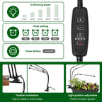 SOLIGT 60 Cell Seed Starter Tray Kit with Grow Light and Heat Mat