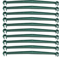 100 PCS Tomato Cage Connectors, Stake Arms for Tomato Cage, Expandable Trellis Connectors Plant Support Garden Stakes 12.6” Garden Plants Stake Arms Fit for 16mm Stakes, for Climbing Plants, Flowers