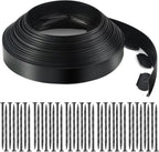 LINSHRY 66FT Landscape Edging, 2 Inch Tall No Dig Garden Border Edging with 60pcs Spikes, Plastic Paver Edging Lawn Edging for Landscaping, Flower Bed, Grass, Yard