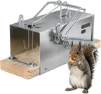 Squirrel Traps, Outdoor Heavy-Duty Squirrel Traps, Rodent Trap for Patios, Squirrel Trap for Outdoor Use, Garden Use-1 Pack