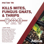 Atticus Piston TR Greenhouse Fogger (2oz Can) - (Compare to Pylon) - Total Release Chlorfenapyr Insecticide/Miticide - Controls Mites, Thrips, Caterpillars, and Adult Fungus Gnats