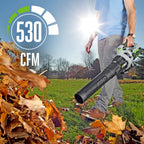 EGO POWER+ Cordless Electric Leaf Blower, 530 CFM, With Battery - LB5302