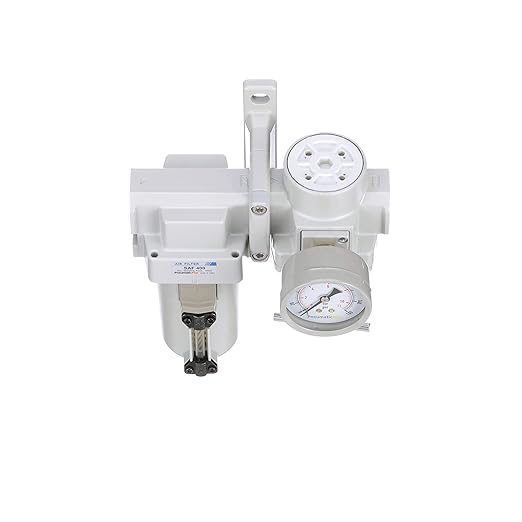 PneumaticPlus SAU420T-N06G-MEP Compressed Air Filter Regulator Combo 3/4" NPT -T-Handle, Manual Drain, Metal Bowl