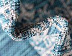 Unique Loom Outdoor Traditional Collection Area Rug - Antique (6' 1" x 9' Rectangle, Teal/ Gray)