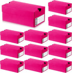 12 Sets Mini Sneaker Boxes for Party Favors Mini Shoe Gifts Boxes 4.7 x 2.5 x 2 Inch Sports Small Gift Case with Editable Label for Candies Cookies Snackss