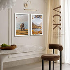 VCK 16x24 Poster Frame Set of 4 - White, Gallery-Quality Wood Picture Frames, 1.1-Inch Wide Border, Polished Plexiglass, Vertical or Horizontal Wall Display for Photo/Art/Prints, White