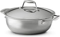 Tramontina Signature Tri-Ply Clad Stainless Steel 4-Quart Universal Pan with Lid, Induction-Ready Cooking Pan, Dishwasher-Safe, NSF-Certified, Made in Brazil