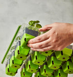 Burpee SuperSeed Starting Tray | 16 XL Cell | Reusable & Dishwasher Safe | for Vegetable, Flower & Herb Seeds | Indoor Grow Kit for Deep-Rooted Seedlings, Green