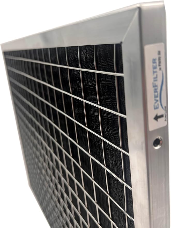 24x24x1 Electro-static Air Filter (1-Ct) AC Furnace Filter, Reusable & Washable 4-Stage Electrostatic Filter for Residential and Commerical HVAC (Actual Size: 23.75 x 23.75 x 0.75 Inches)