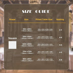 sancua Small Square Tablecloths 36x36 Inch - Navy Blue Table Cloth for Square or Round Tables, Washable Polyester Fabric Table Cover for Nightstand End Bedside Tables