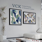 VCK 22x28 Poster Frame Set of 4 - Black, Gallery-Quality Wood Picture Frames, 1.1-Inch Wide Border, Polished Plexiglass, Vertical or Horizontal Wall Display for Photo/Art/Prints, Black