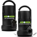 Aeromixer Synthetic Pro 3/4 HP Submersible Mixing + Aerating Pump with 1 HP Water Transfer Pump Bundle - Water Aerator & Garden Utility Pumps, Nutrient Mixing & Aeration Pumps for Farming & Gardening