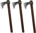 18.9" Throwing Axe, 3Pack Throwing Tomahawk with 1065 High Carbon Steel and Beech Wooden Handle, Well Balanced Great for Axe Throw ing Game, Competition and Recreation