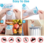8 Pack Mouse Repellent Pouches with Peppermint Oil, Rodent Repellent, Mice Repellent Indoor& Outdoor, Best Mouse Deterrent, Natural Rat Repellent Indoor - Safe for Pets and Kids