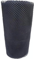 Upgraded Plastic Chicken Wire Fence Mesh 0.7in Poultry Animal Barrier Fence Garden Netting for Farm Poultry Chicken Netting Width 3.3ft(Size:65'L x 3.3'W Roll,Color:Black)