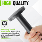 Tamping and Digging Bar Steel Bars Post Hole Digger Tamping Bar, 12 Pound, 48 inch