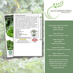 Dwarf Siberian Kale Seeds (Brassica oleracea) – 500+ Non-GMO & Heirloom Seeds for Planting, Cold-Hardy Leafy Green with Tender, Flavorful Leaves, by Isla’s Garden Seeds, Gift Idea