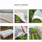 Agfabric Plant Covers Freeze Protection Floating Row Covers 10'x25' 0.55oz Plant Covers Freeze Protection,Row Covers for Vegetables,White